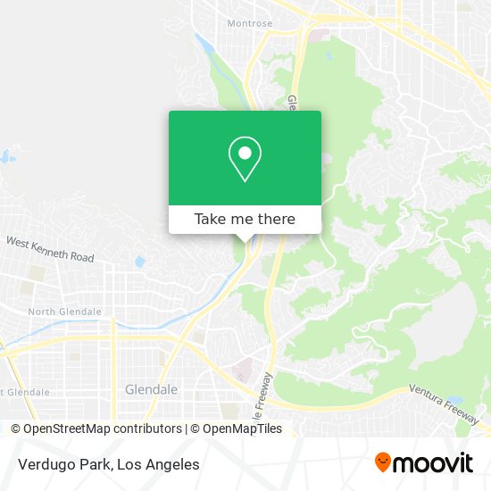 Verdugo Park map