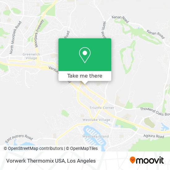 Mapa de Vorwerk Thermomix USA
