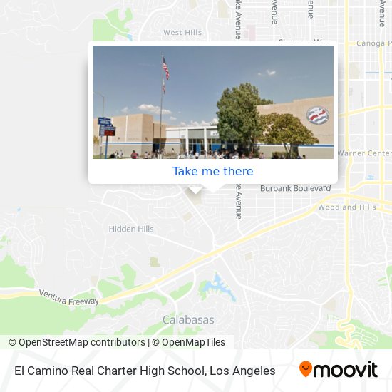 Mapa de El Camino Real Charter High School