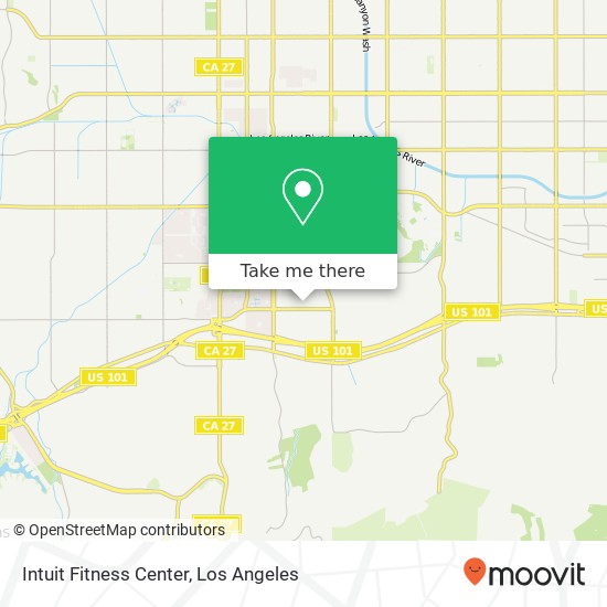 Intuit Fitness Center map