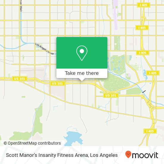 Scott Manor's Insanity Fitness Arena map