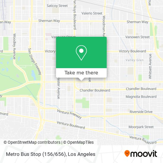 Metro Bus Stop (156/656) map