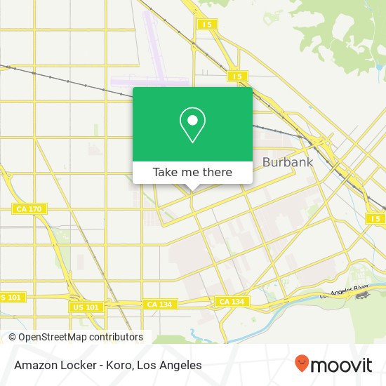 Amazon Locker - Koro map