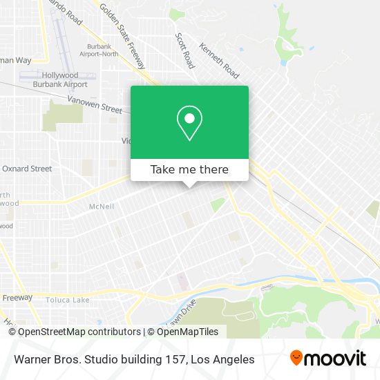 Mapa de Warner Bros. Studio building 157