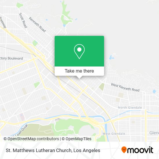 St. Matthews Lutheran Church map