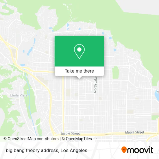 big bang theory address map