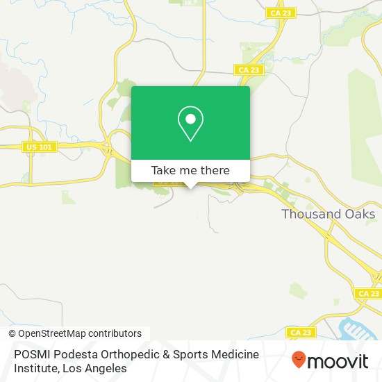 POSMI Podesta Orthopedic & Sports Medicine Institute map