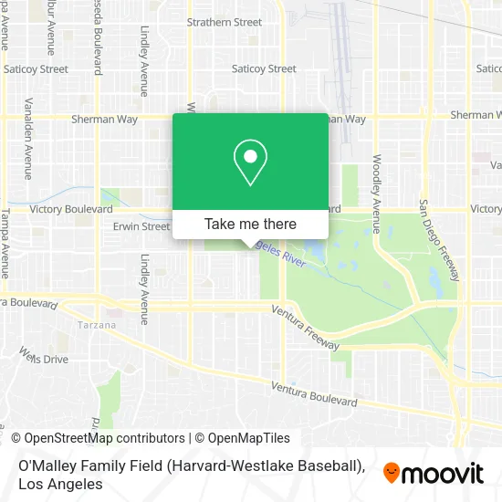 Mapa de O'Malley Family Field (Harvard-Westlake Baseball)