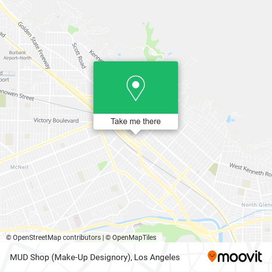 Mapa de MUD Shop (Make-Up Designory)