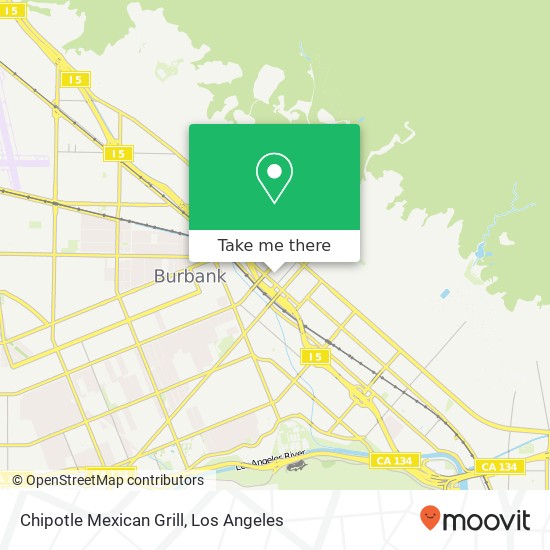 Mapa de Chipotle Mexican Grill