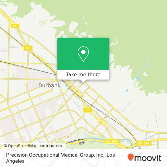 Mapa de Precision Occupational Medical Group, Inc.