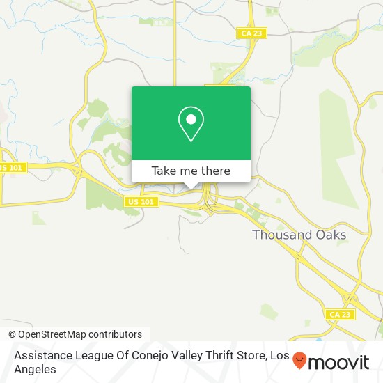 Mapa de Assistance League Of Conejo Valley Thrift Store