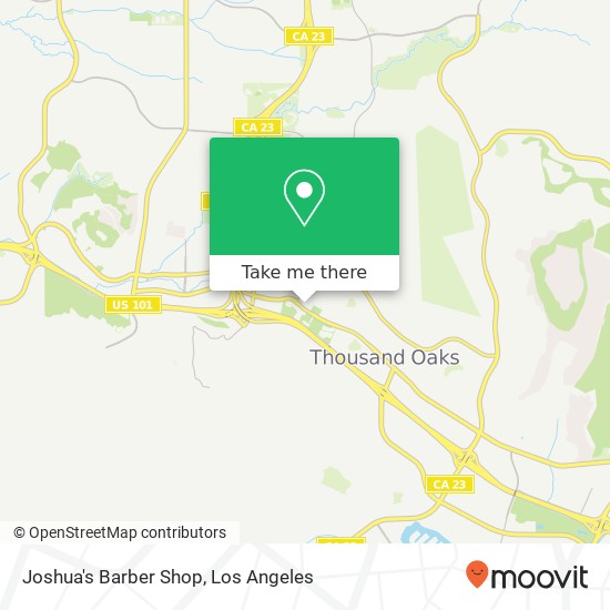 Mapa de Joshua's Barber Shop