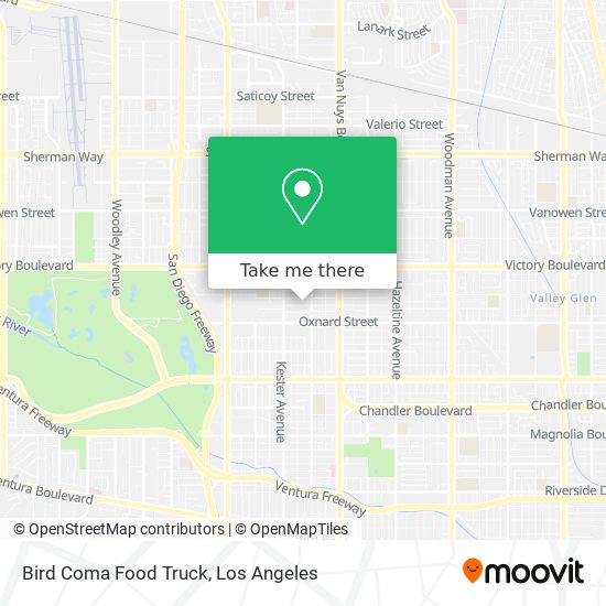 Bird Coma Food Truck map