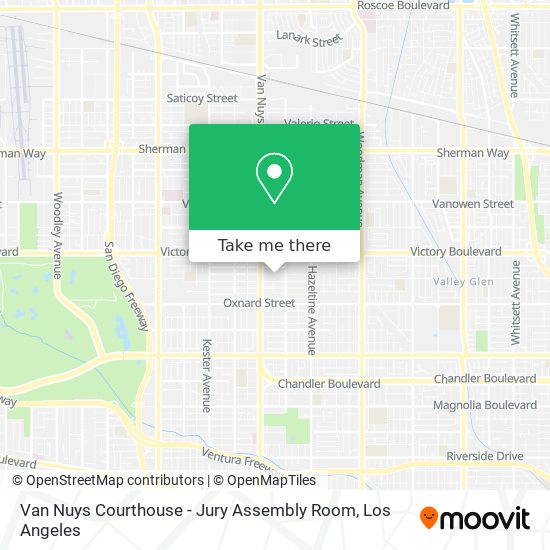 Van Nuys Courthouse - Jury Assembly Room map