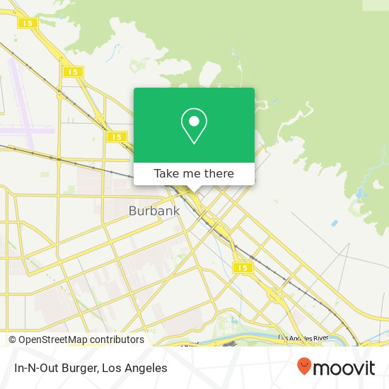 In-N-Out Burger map