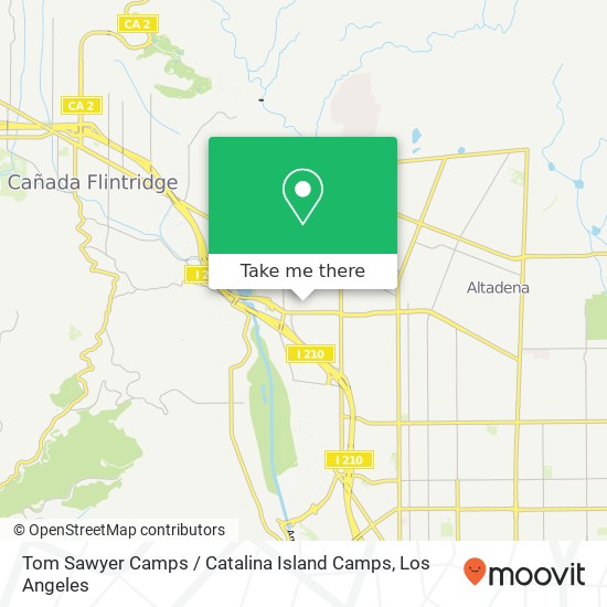 Mapa de Tom Sawyer Camps / Catalina Island Camps