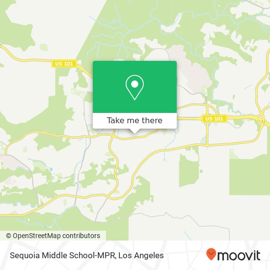Sequoia Middle School-MPR map