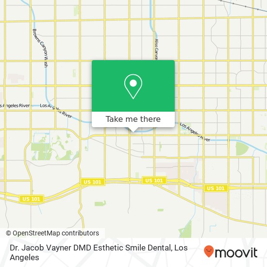 Dr. Jacob Vayner DMD Esthetic Smile Dental map