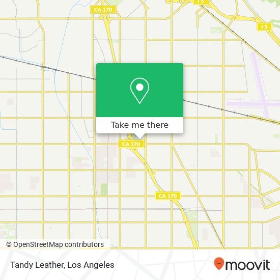 Tandy Leather map