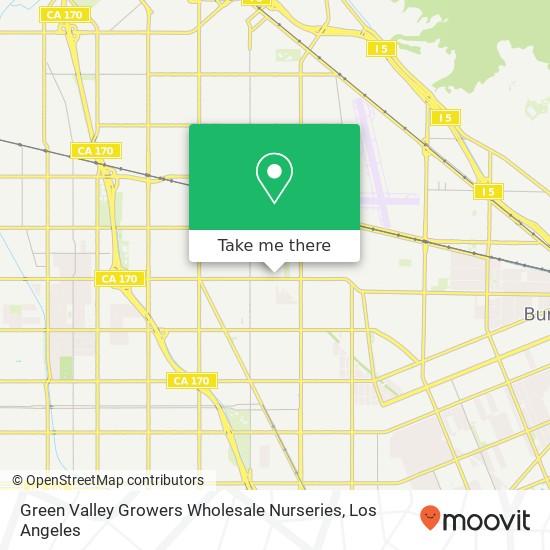 Green Valley Growers Wholesale Nurseries map