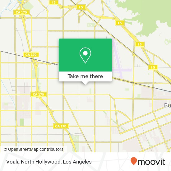 Voala North Hollywood map
