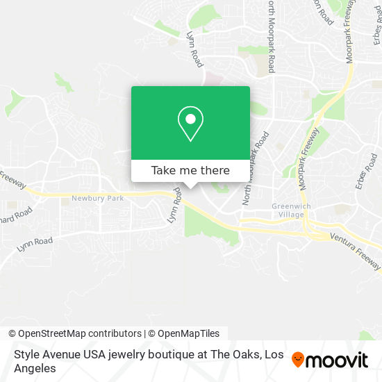 Style Avenue USA jewelry boutique at The Oaks map