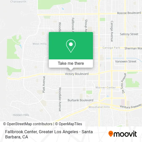 Fallbrook Center map