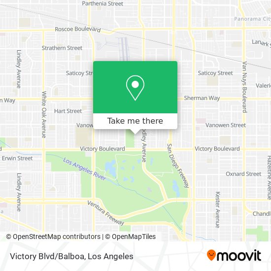 Mapa de Victory Blvd/Balboa