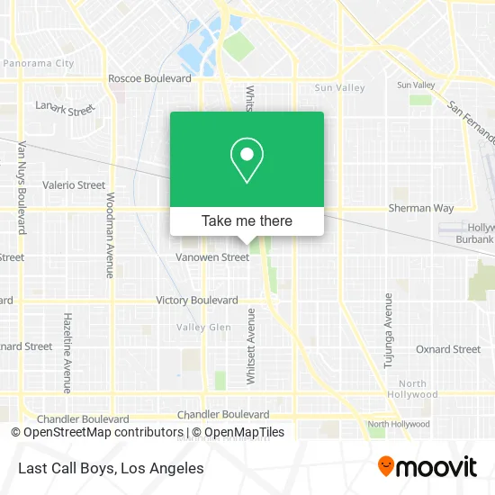 Last Call Boys map