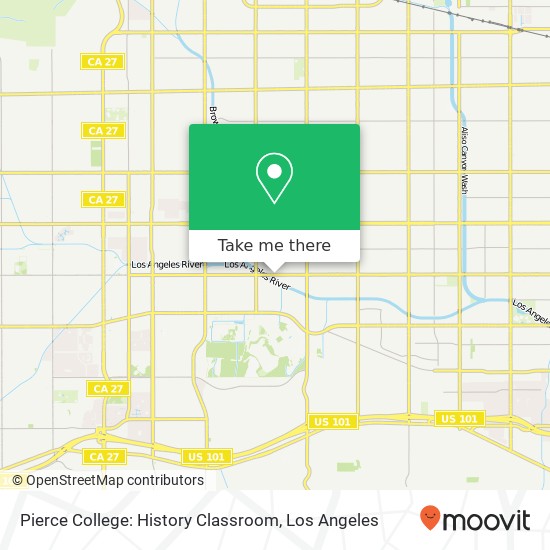 Pierce College: History Classroom map