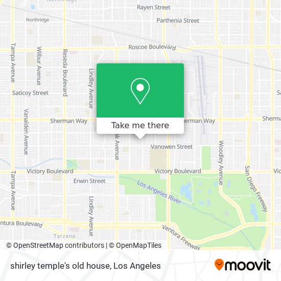 shirley temple's old house map