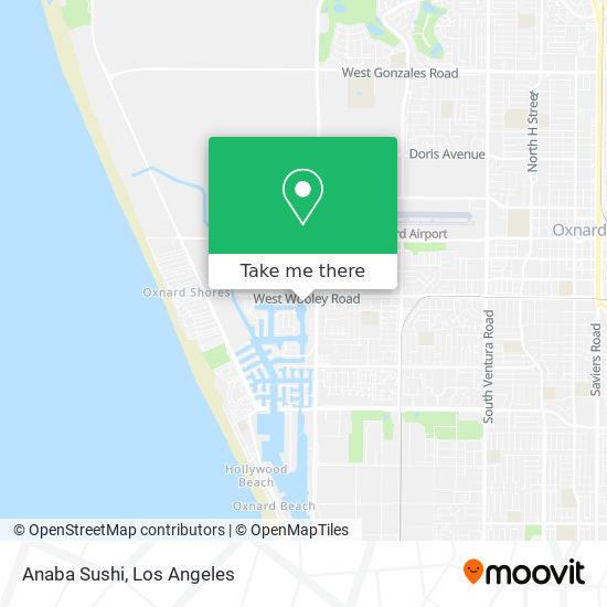 Anaba Sushi map