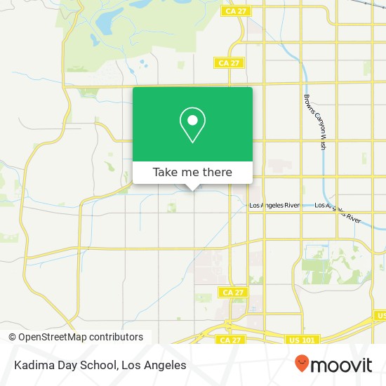 Mapa de Kadima Day School