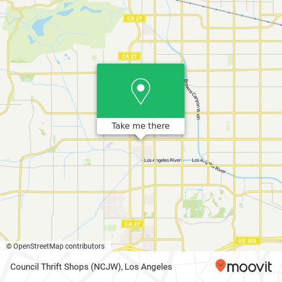 Mapa de Council Thrift Shops (NCJW)