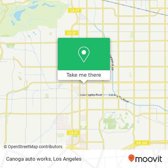 Canoga auto works map