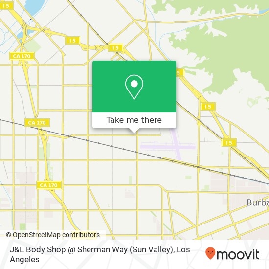 Mapa de J&L Body Shop @ Sherman Way (Sun Valley)