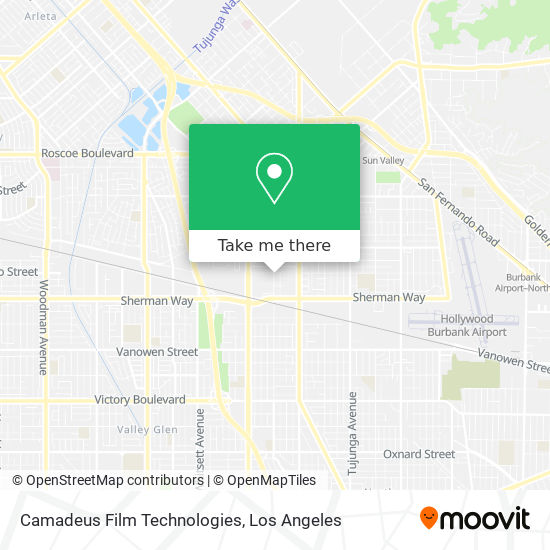 Camadeus Film Technologies map