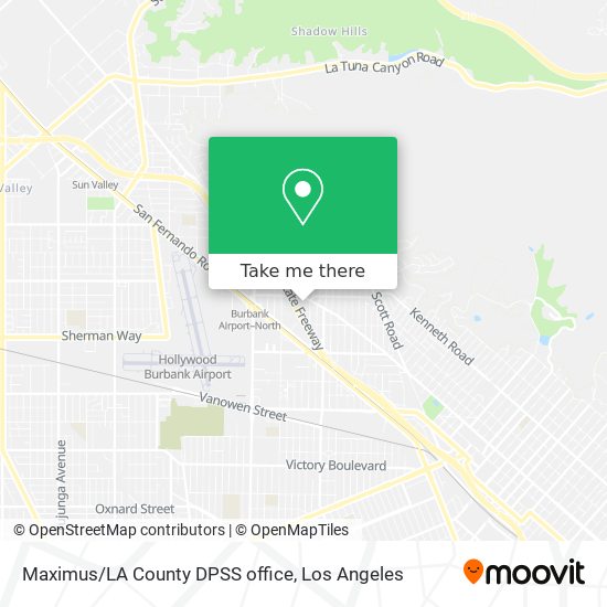 Maximus/LA County DPSS office map