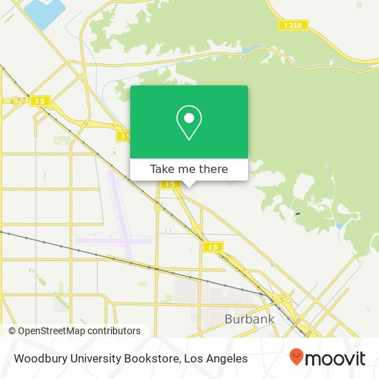 Woodbury University Bookstore map