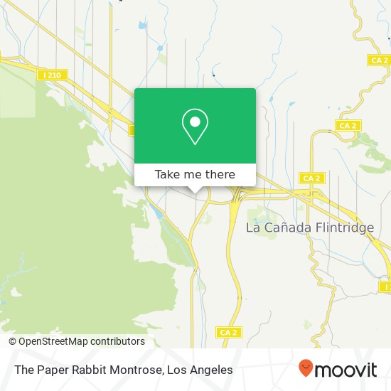 Mapa de The Paper Rabbit Montrose