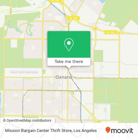 Mapa de Mission Bargain Center Thrift Store