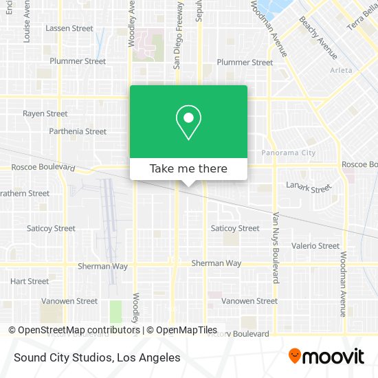 Sound City Studios map