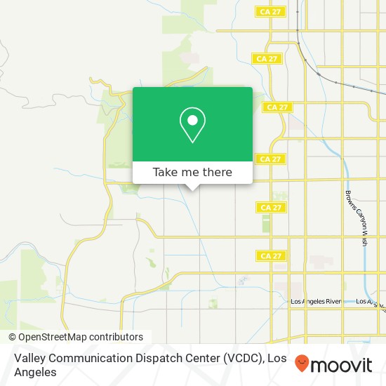 Mapa de Valley Communication Dispatch Center (VCDC)