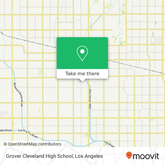 Mapa de Grover Cleveland High School