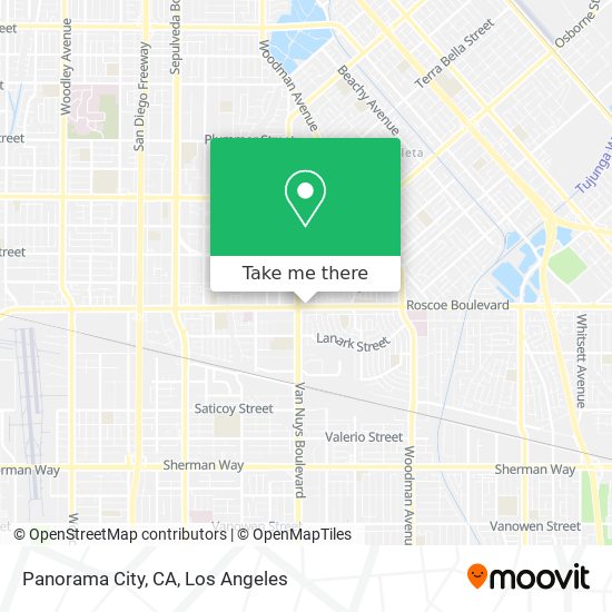 Mapa de Panorama City, CA