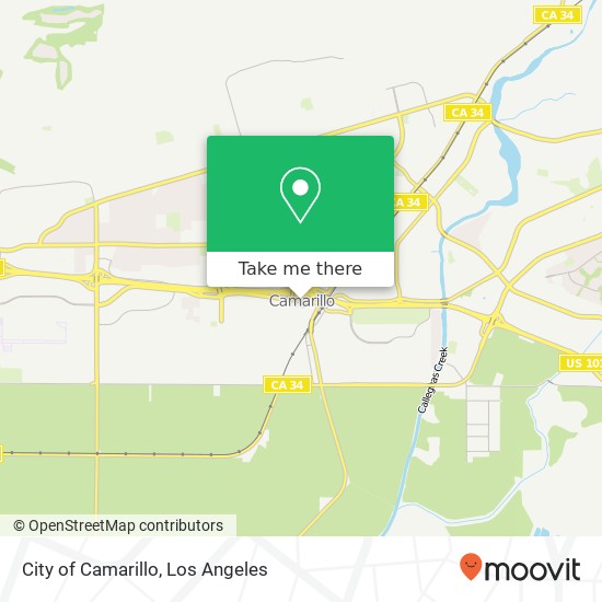 Mapa de City of Camarillo