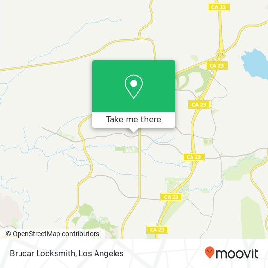 Brucar Locksmith map