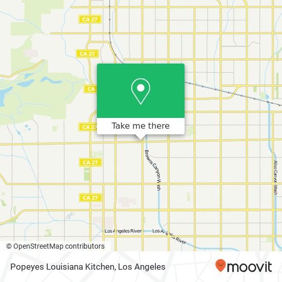 Mapa de Popeyes Louisiana Kitchen