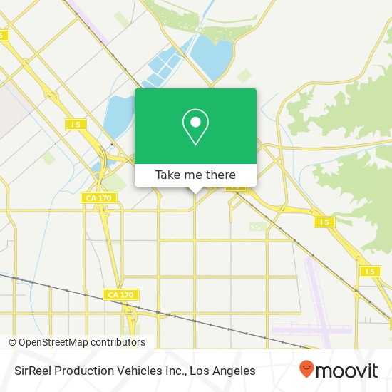 SirReel Production Vehicles Inc. map